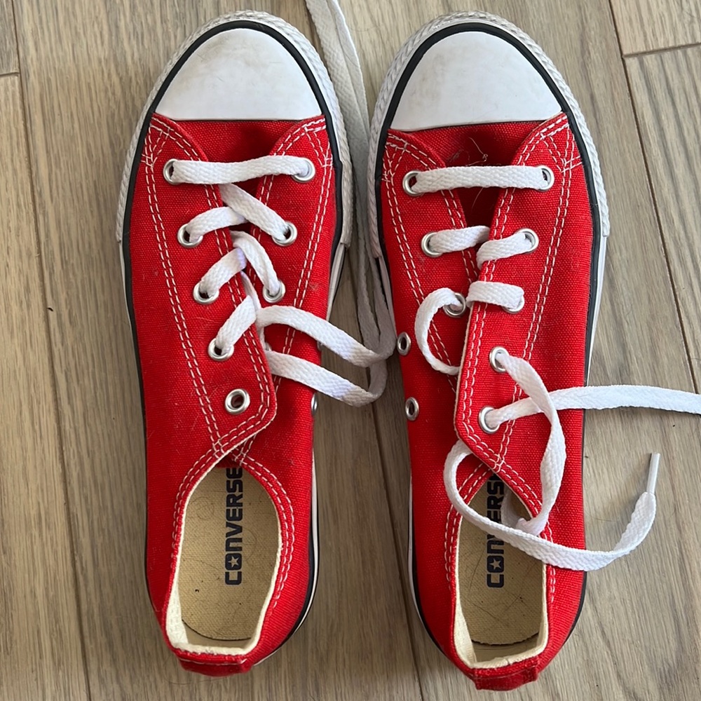 Red Converse All Stars